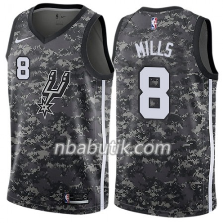 NBA Mænd Trøje San Antonio Spurs Patty Mills 8 Nike City Edition Sort Swingman
